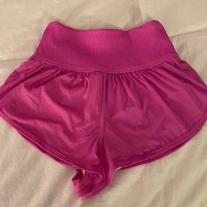 Free People Movement pink shorts